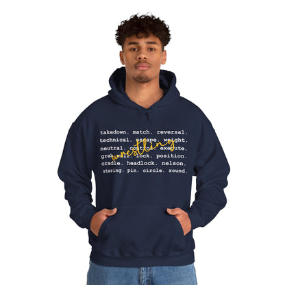 Wrestling Unisex Heavy Blend™ Hooded Sweatshirt