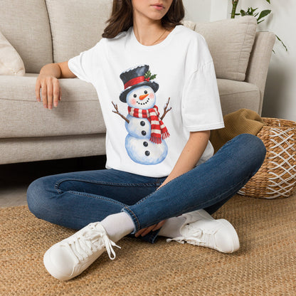 Festive Snowman Christmas T-Shirt