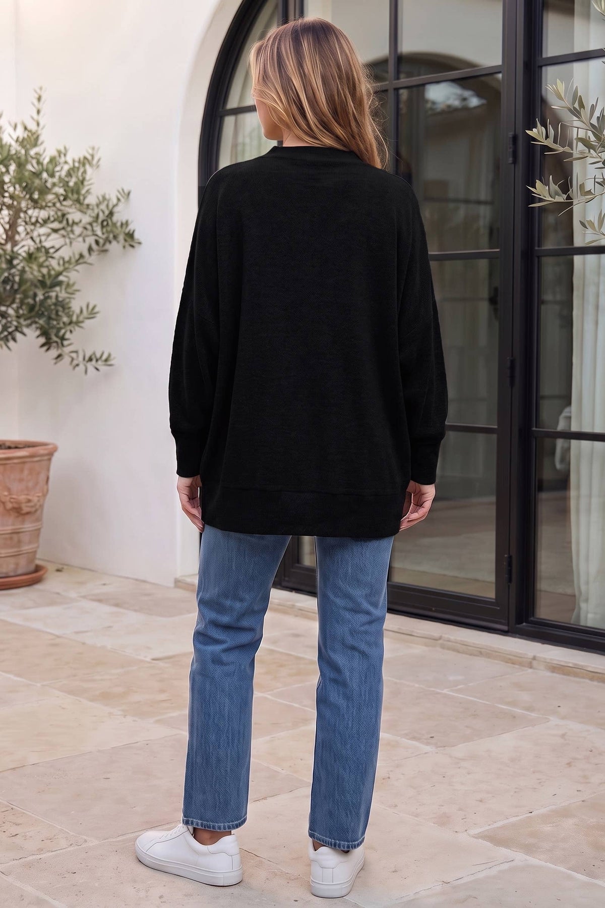 Effortless Relaxed-Fit Knit Cardigan