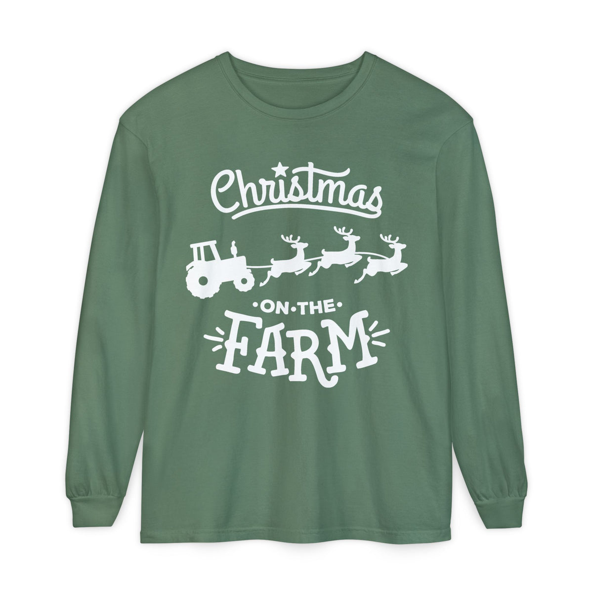 Christmas on the Farm Unisex Ultra Cotton Long Sleeve Tee