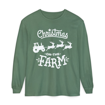 Christmas on the Farm Unisex Ultra Cotton Long Sleeve Tee