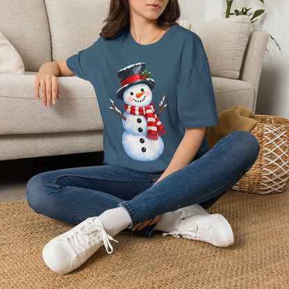 Festive Snowman Christmas T-Shirt