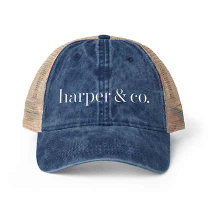 Harper & Co. Women's Washed Mesh-Back Cap