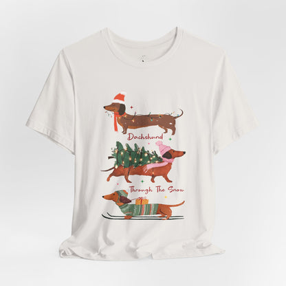 Dachshund Through the Snow T-Shirt