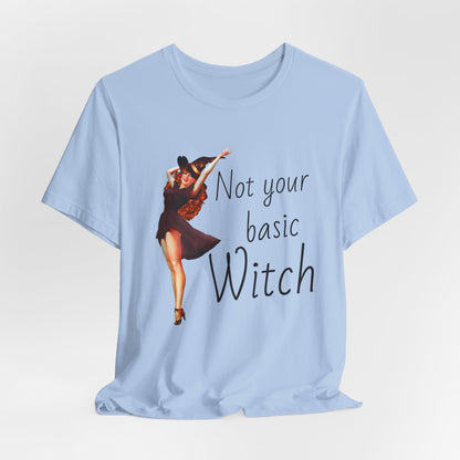 Not Your Basic Witch T-Shirt — Vintage Pinup Witch Tee