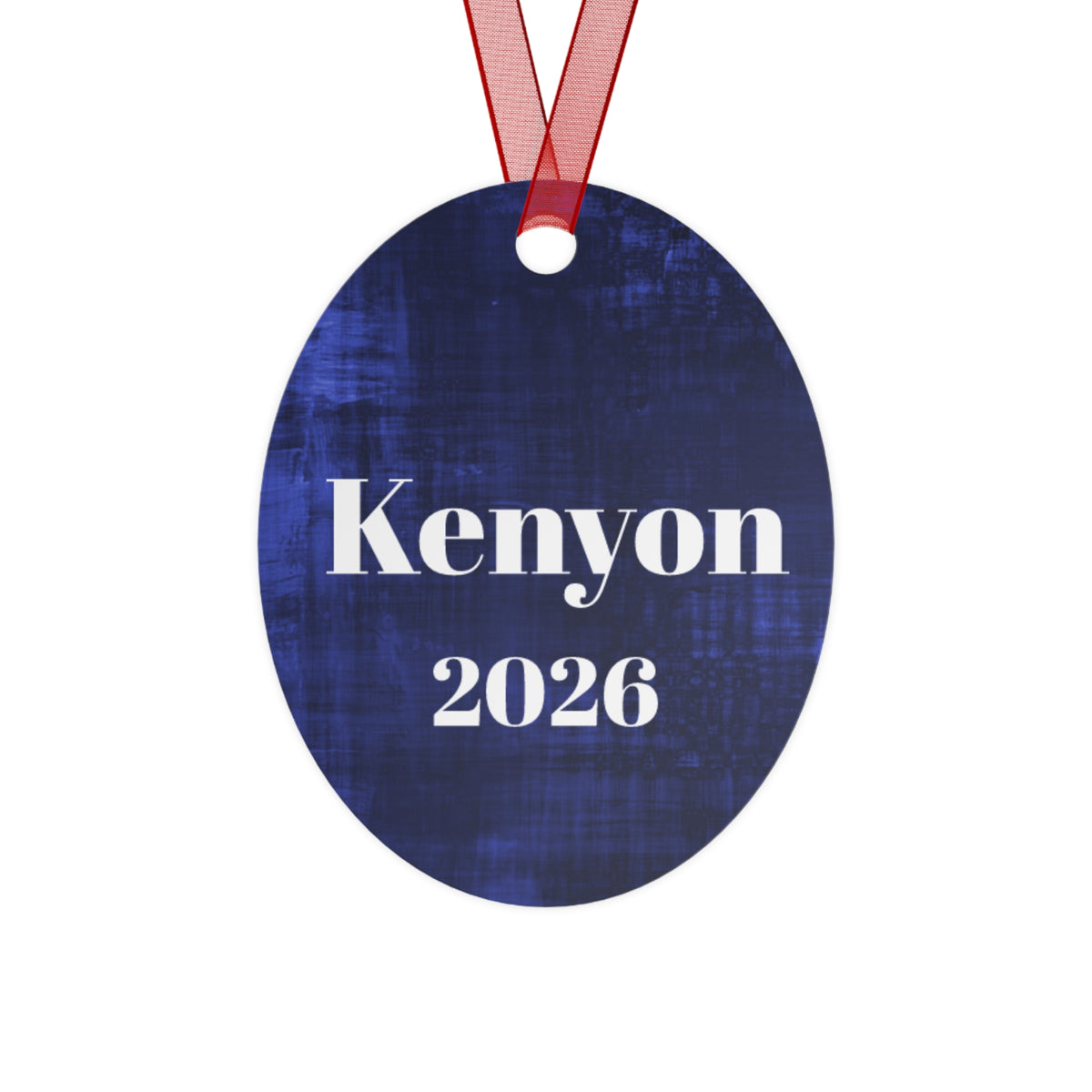 Metal Ornament - 'Believe' Santa & Custom Name 2026 Holiday Keepsake