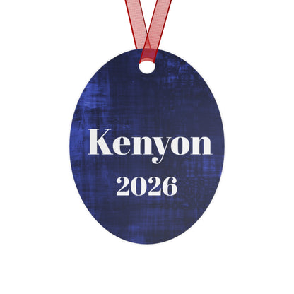 Metal Ornament - 'Believe' Santa & Custom Name 2026 Holiday Keepsake