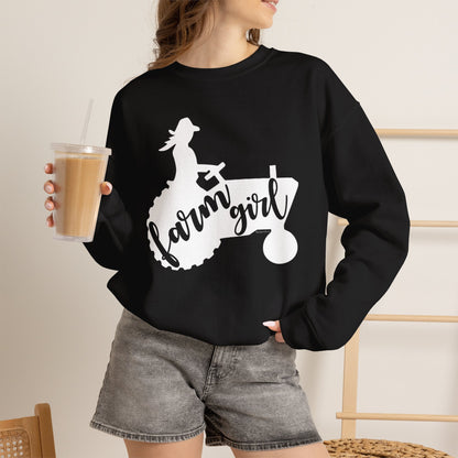 Farm Girl Tractor Crewneck Sweatshirt