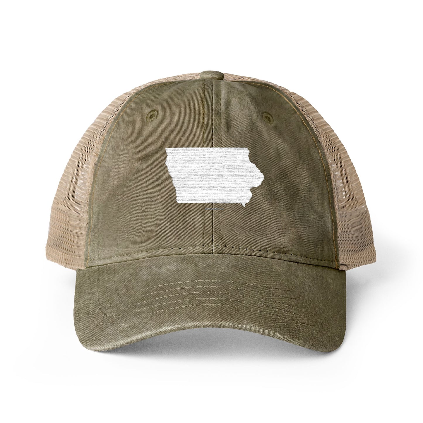 Iowa Women's Washed Mesh-Back Cap