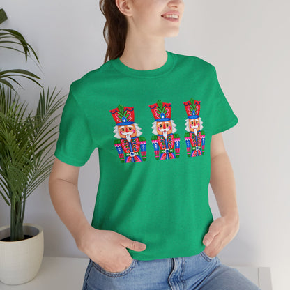 Nutcracker Trio Graphic Tee — Festive Holiday Christmas Shirt