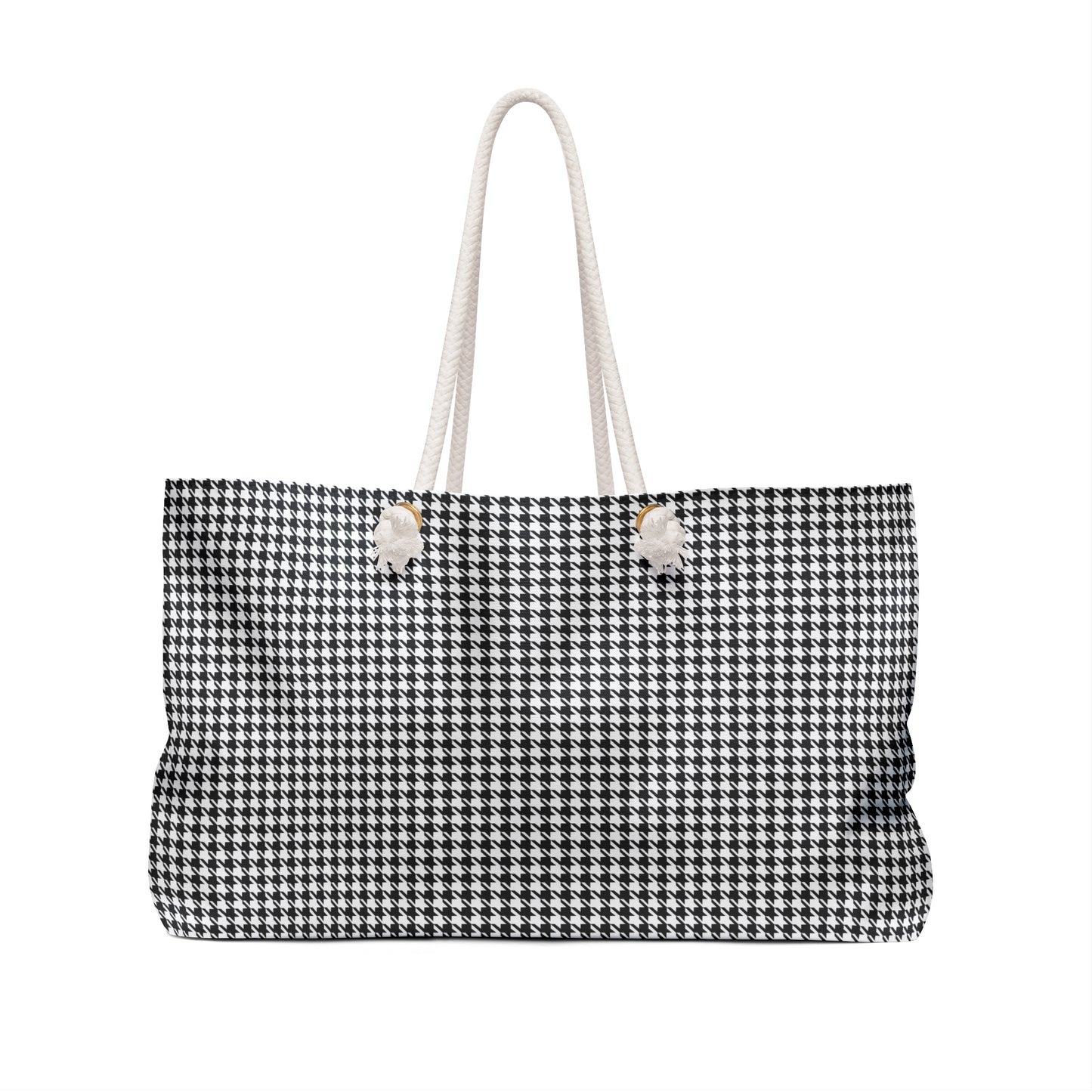 Houndstooth Weekender Bag