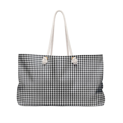 Houndstooth Weekender Bag