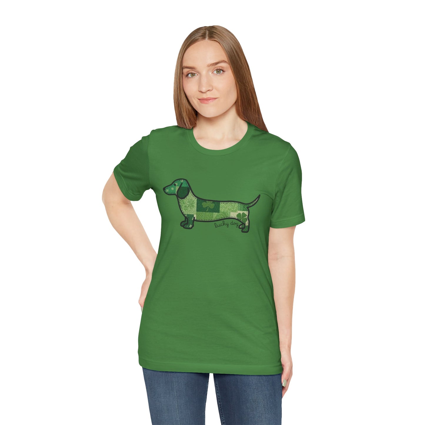 Lucky Dog Dachshund St. Patrick’s Day T-Shirt