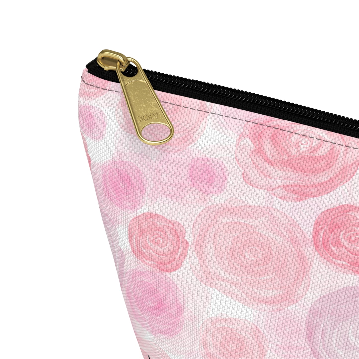 Bunny & Pink Roses Accessory Pouch w T-bottom