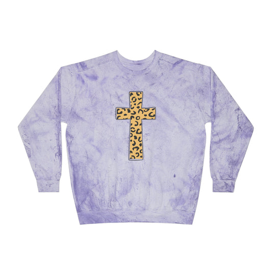 Cross Unisex Color Blast Crewneck Sweatshirt
