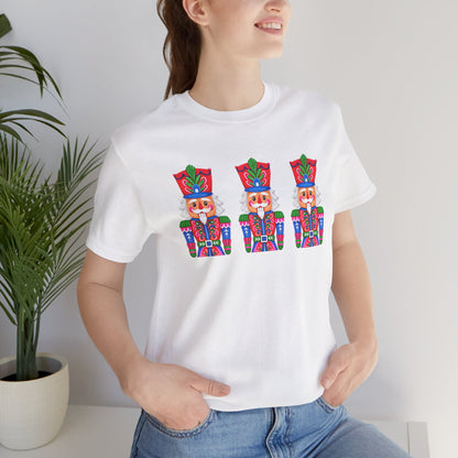 Nutcracker Trio Graphic Tee — Festive Holiday Christmas Shirt