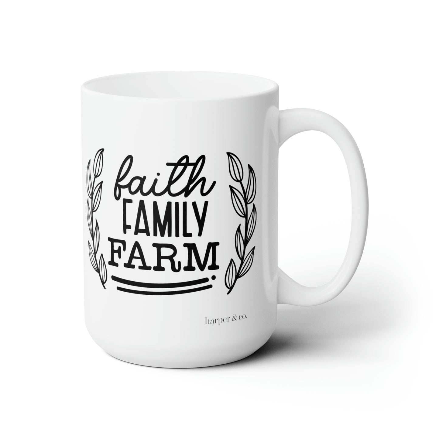 Faith Family Farm Ceramic Mug 15oz