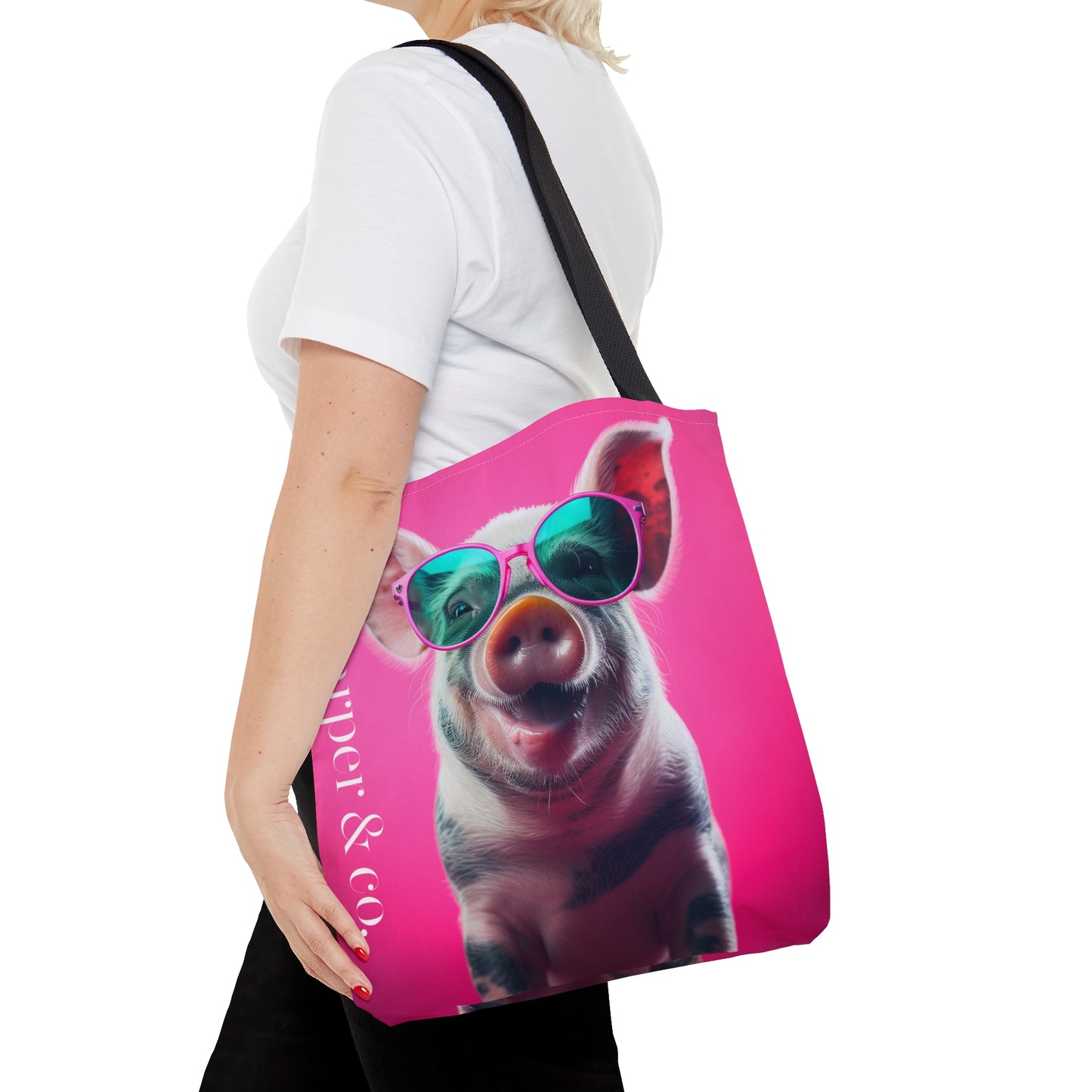 Cool Pig Tote Bag (AOP)