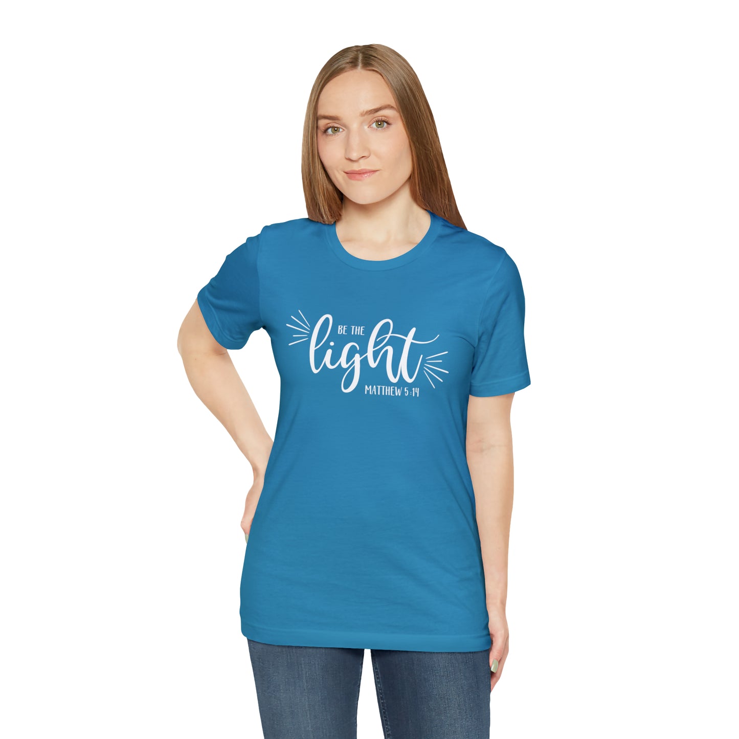 Be the Light Unisex Jersey Short Sleeve Tee