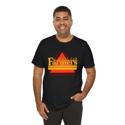 I Brake For Farmers Unisex Jersey Short Sleeve Tee