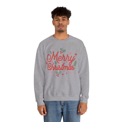 Merry Christmas Jersey Sweatshirt Full Size