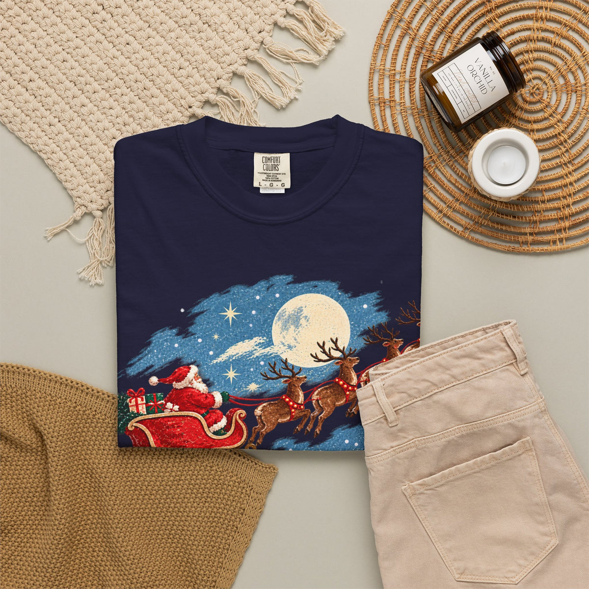 Christmas Santa Sleigh T-Shirt