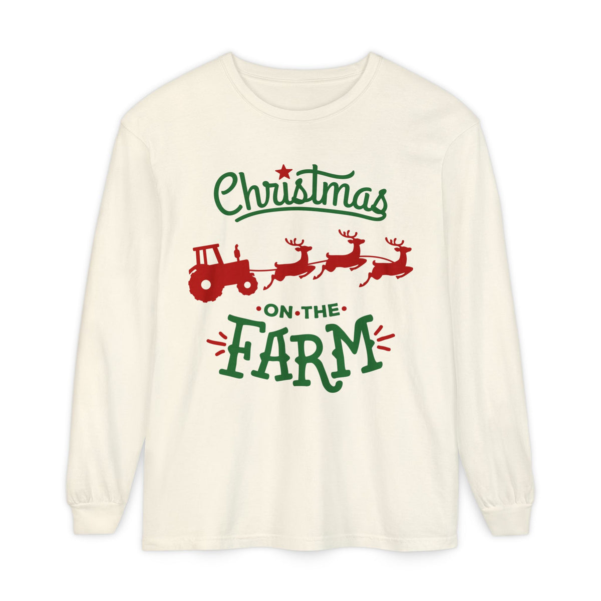 Christmas on the Farm Unisex Ultra Cotton Long Sleeve Tee