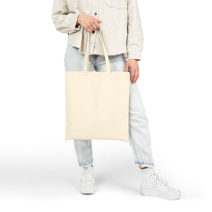 Holiday Hustle Tote Bag — Vintage Woman Carrying Gifts Canvas Tote