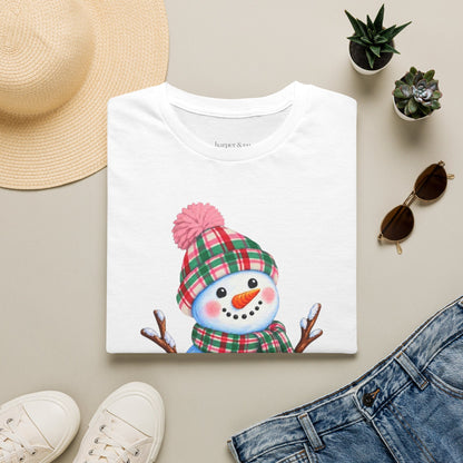 Festive Snowman Christmas T-Shirt