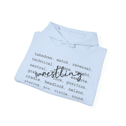 Wrestling Unisex Heavy Blend™ Hooded Sweatshirt