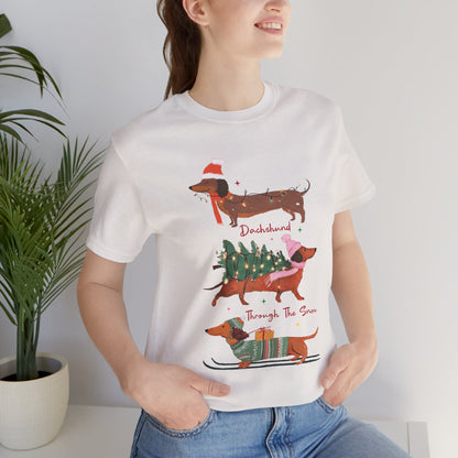Dachshund Through the Snow T-Shirt