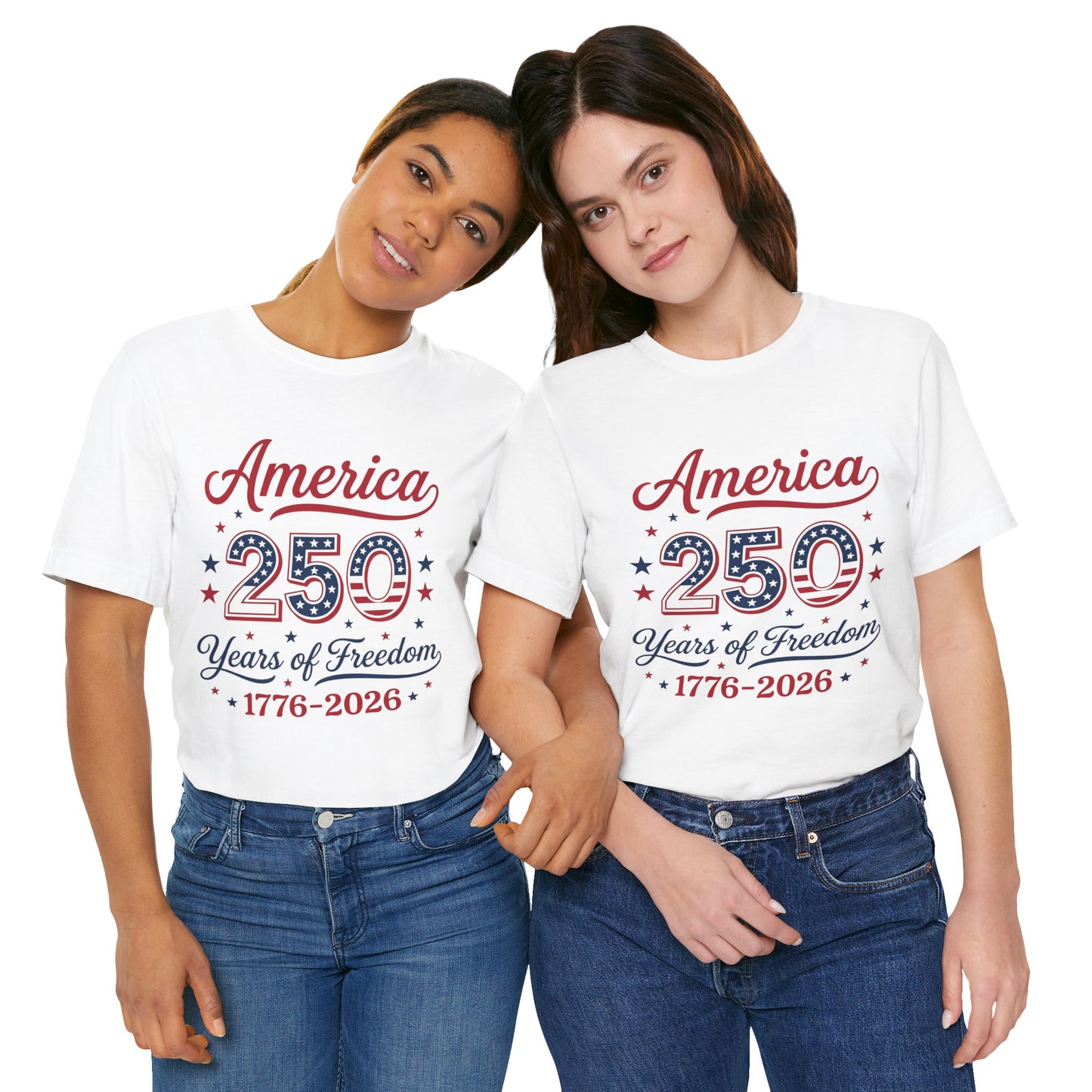 America 250th Anniversary T-Shirt — USA Bicentennial Celebration Tee