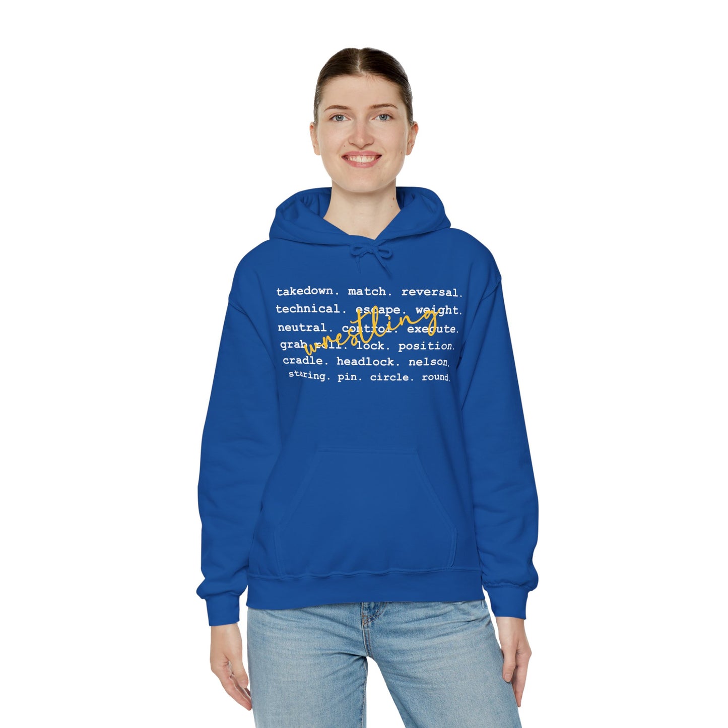 Wrestling Unisex Heavy Blend™ Hooded Sweatshirt