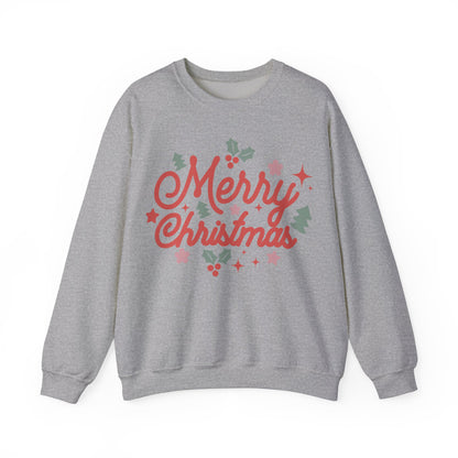 Merry Christmas Jersey Sweatshirt Full Size