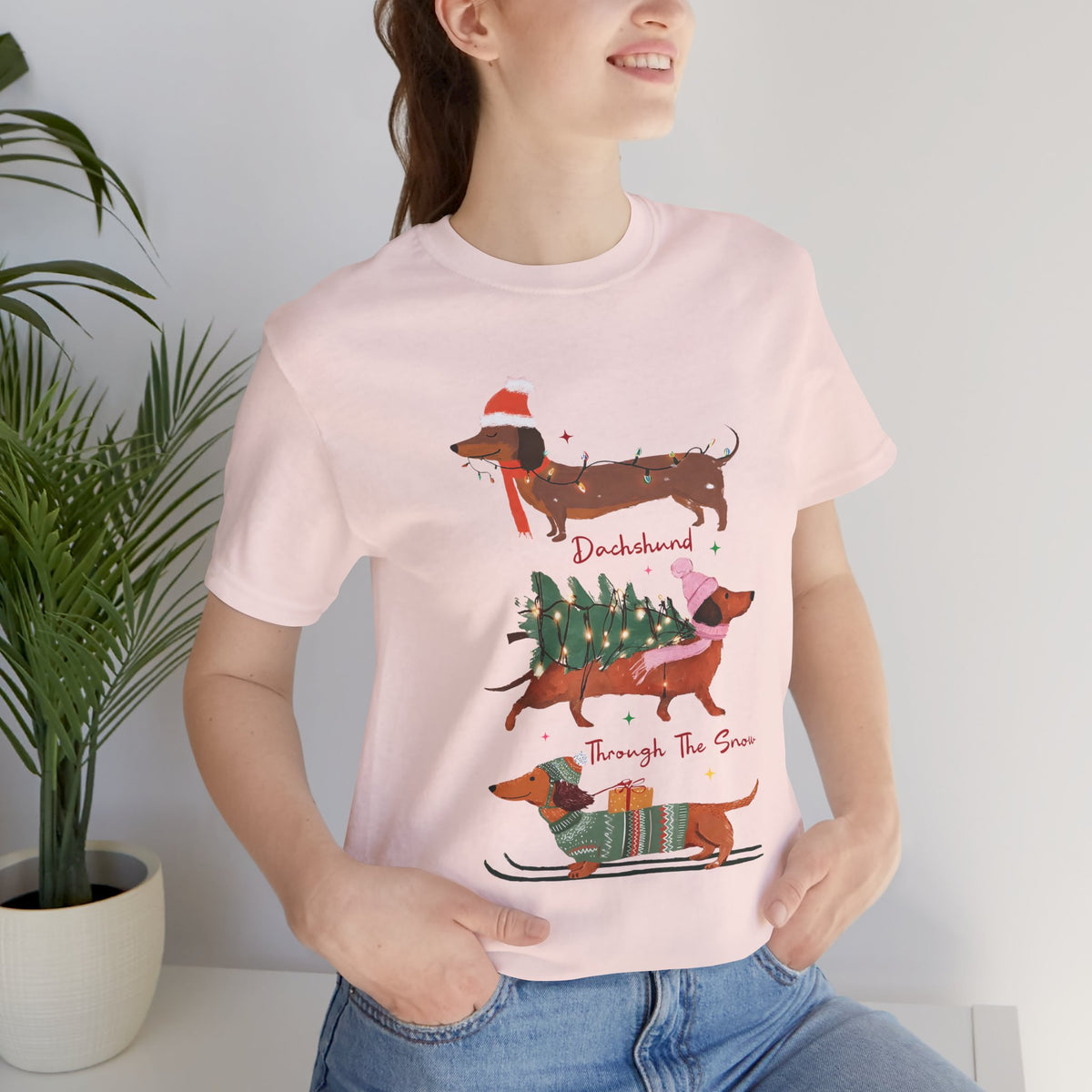 Dachshund Through the Snow T-Shirt