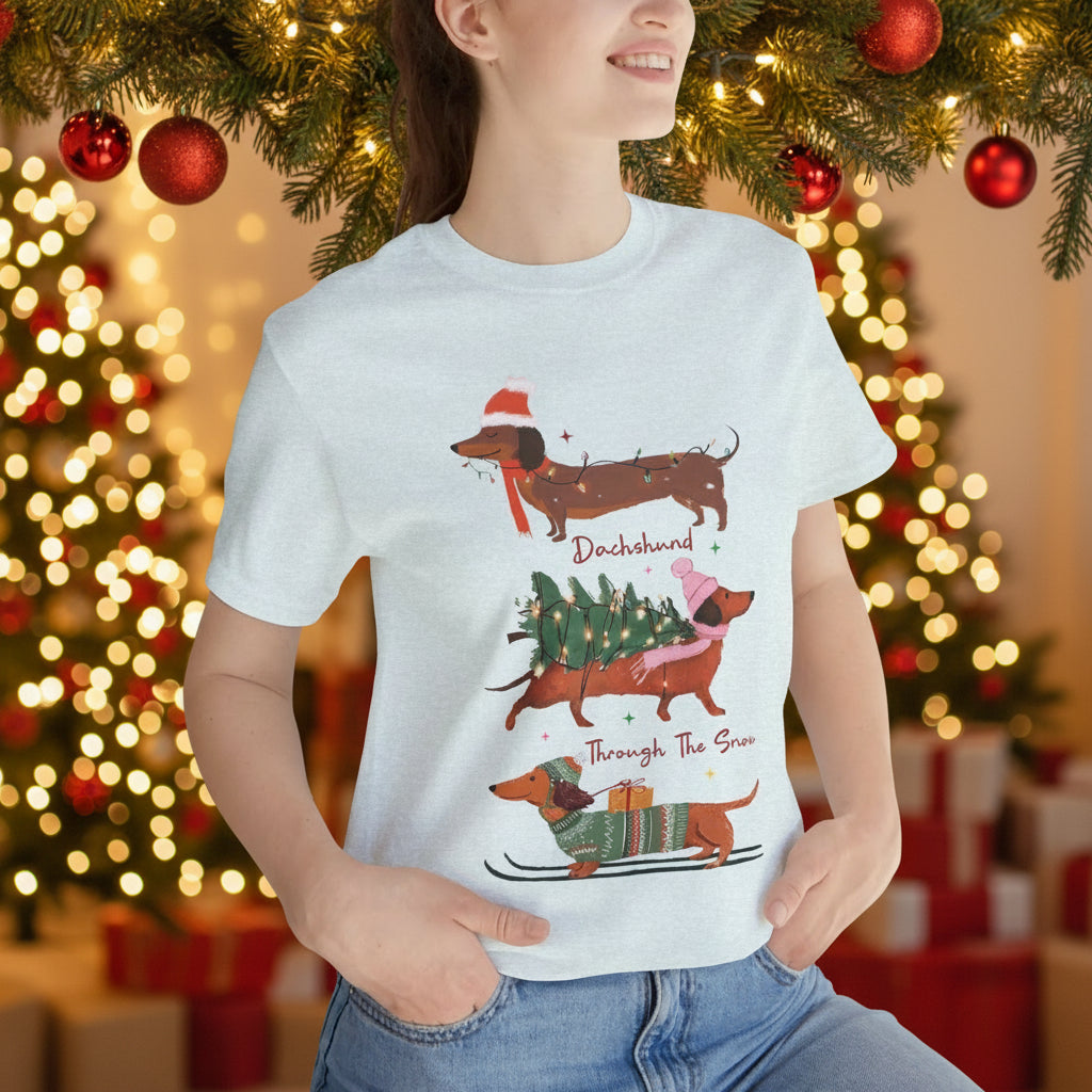 Dachshund Through the Snow T-Shirt
