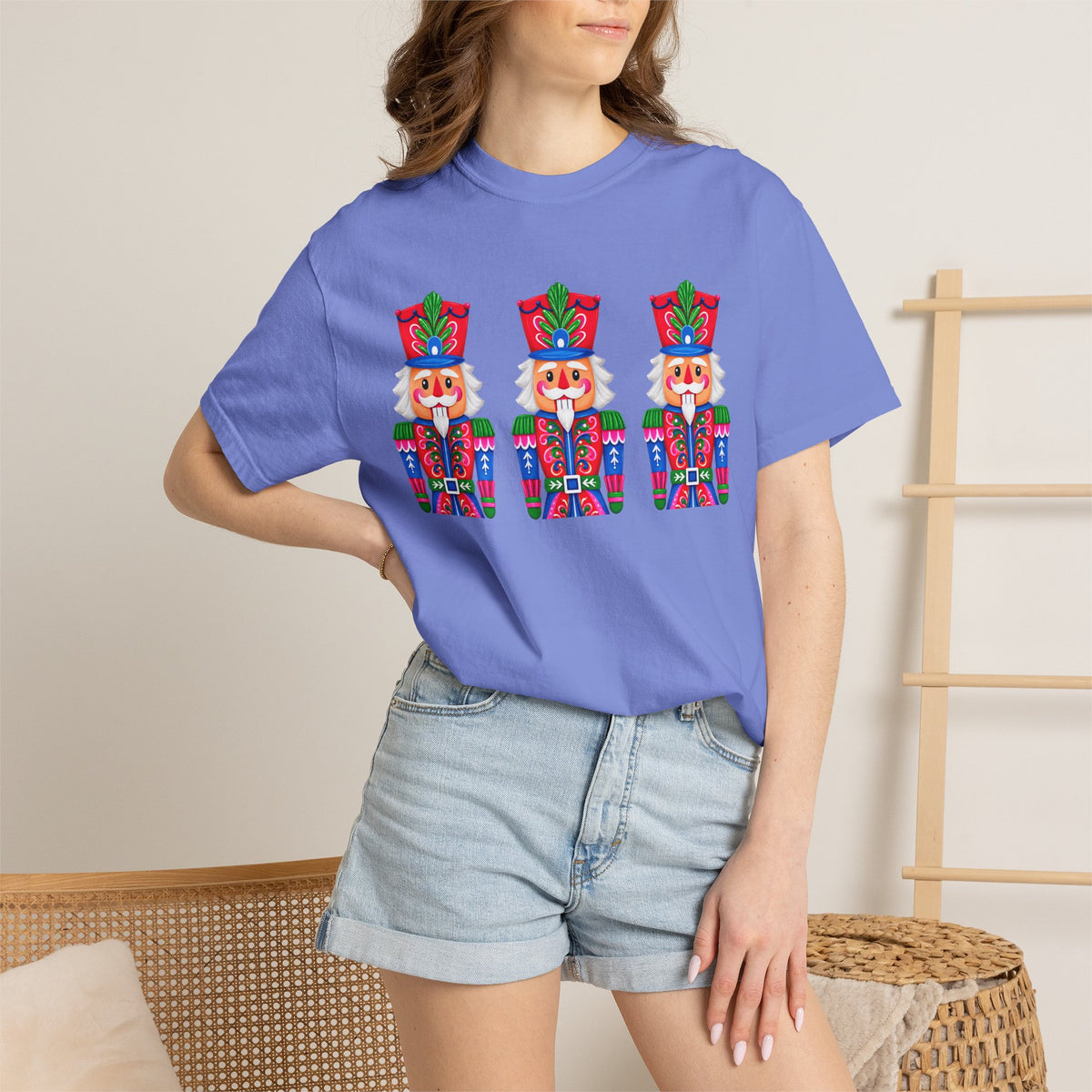 Nutcracker Trio T-shirt — Festive Christmas Holiday Tee