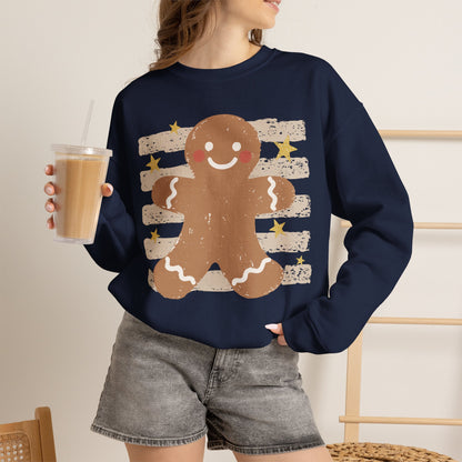 Gingerbread Cookie Sweatshirt — Cute Holiday Christmas Crewneck
