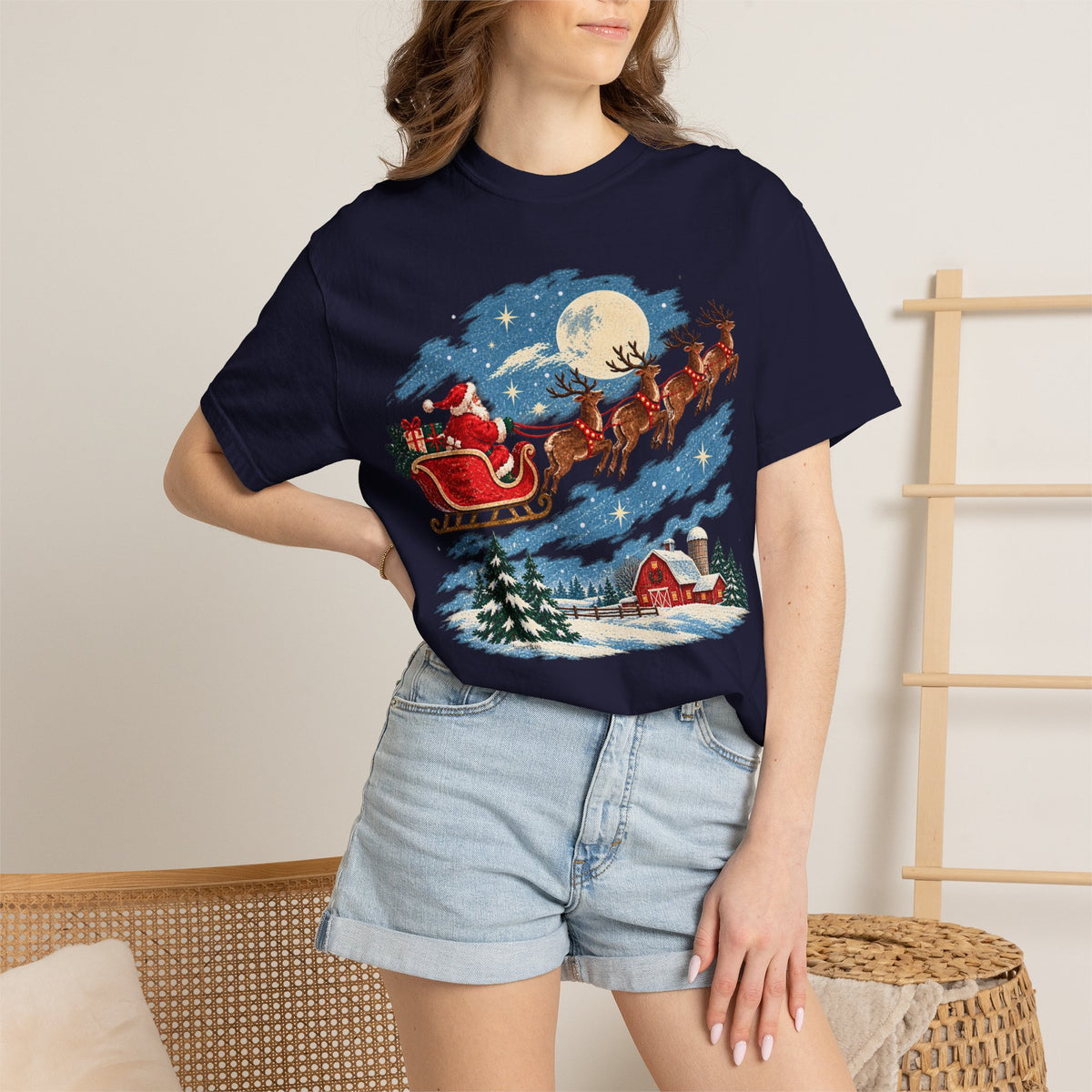 Christmas Santa Sleigh T-Shirt
