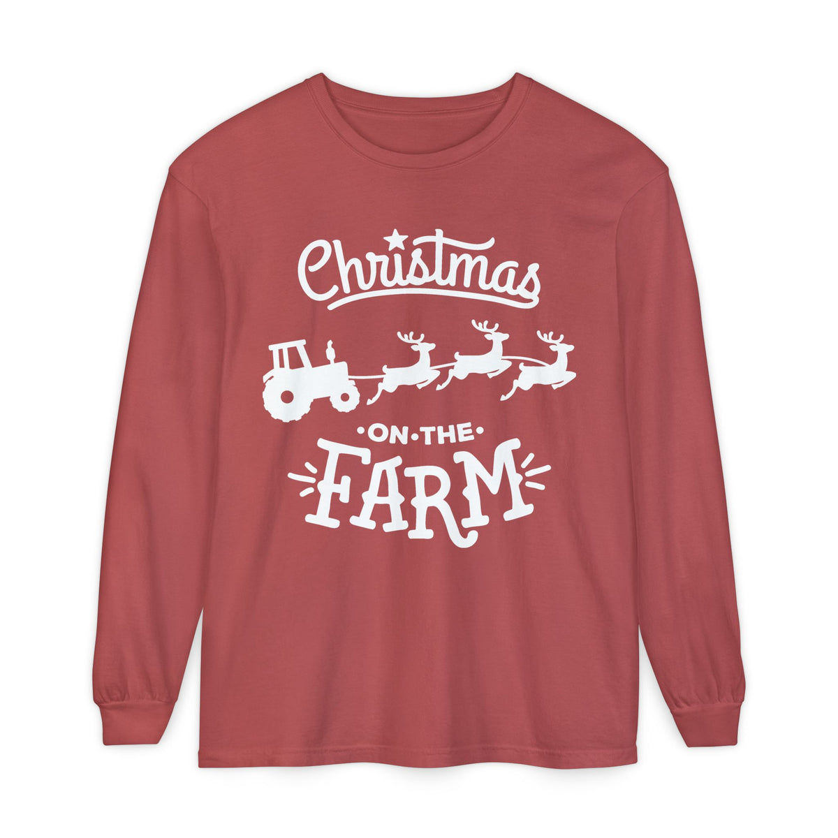 Christmas on the Farm Unisex Ultra Cotton Long Sleeve Tee