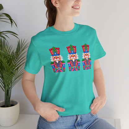 Nutcracker Trio Graphic Tee — Festive Holiday Christmas Shirt