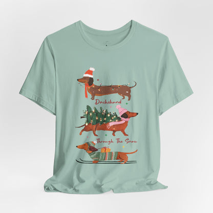 Dachshund Through the Snow T-Shirt