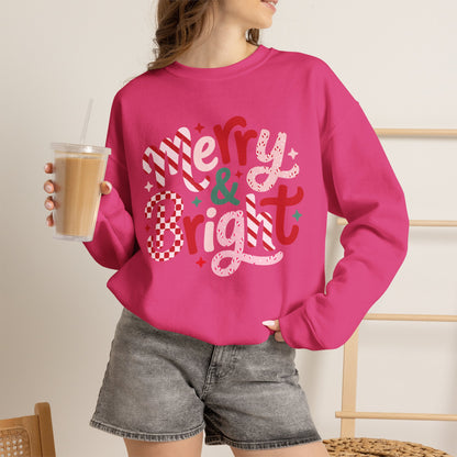 Merry & Bright Christmas Sweatshirt