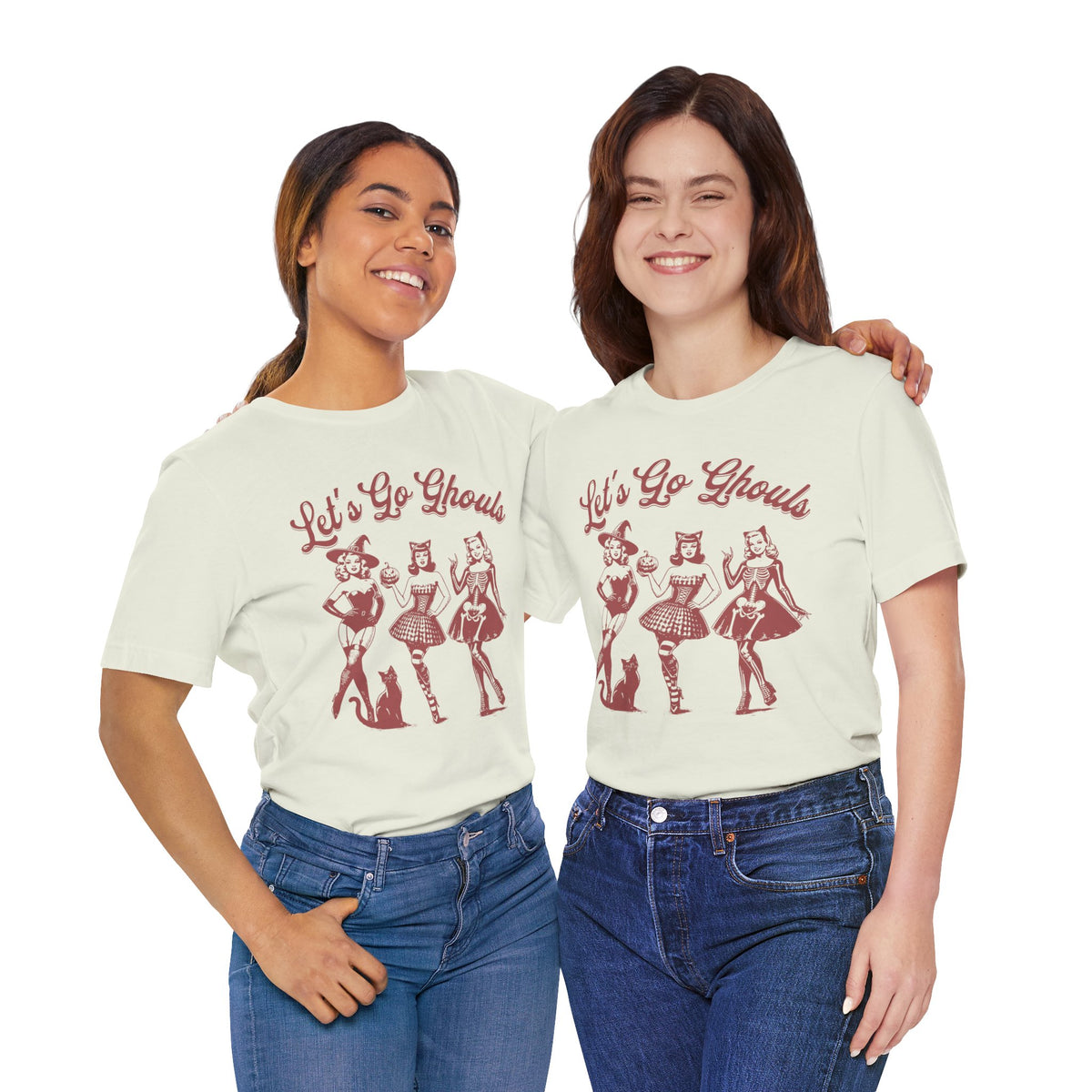 Let's Go Ghouls Bella Canvas Unisex Jersey T-Shirt - Multiple Colors