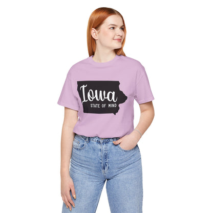 Iowa State of Mind Bella Canvas Jersey Short Sleeve Tee - Multiple Colors