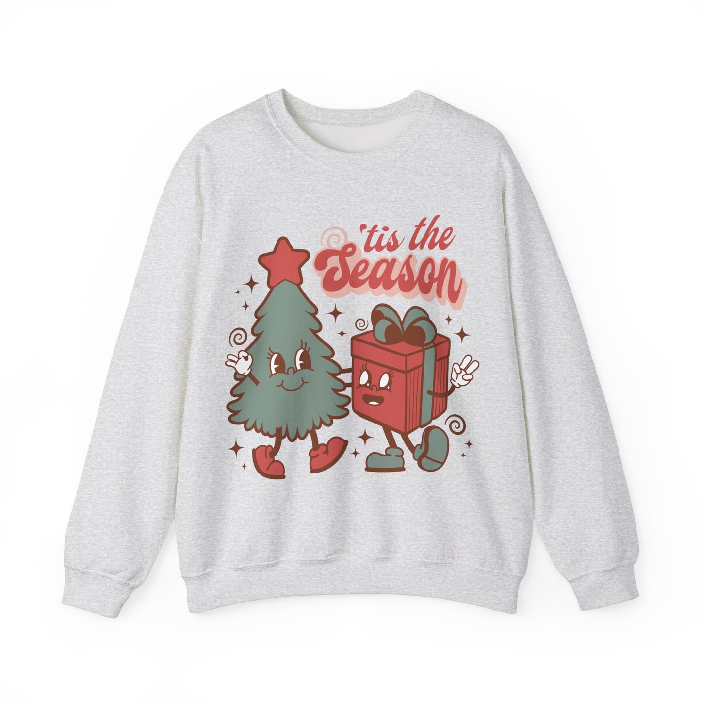 Tis the Season Christmas Jersey Sweatshirt Full Size