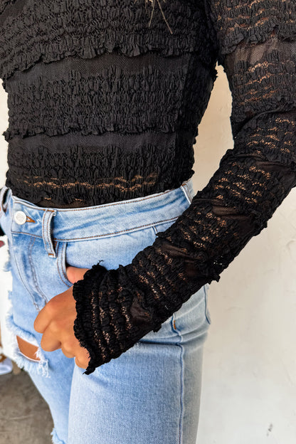 BLAKELEY Long Sleeve Rosalie Lace Top