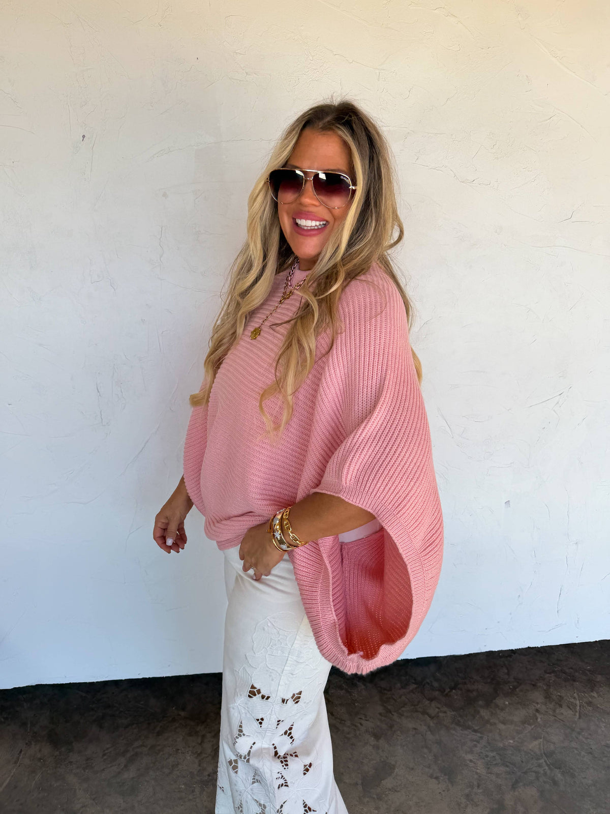 BLAKELEY Pastel Meg Pullover Poncho