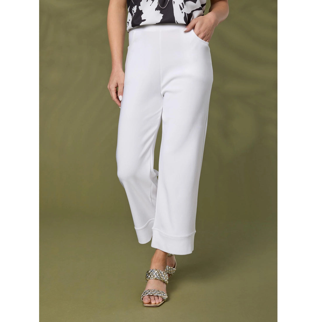 Georgie Wide Leg Cropped