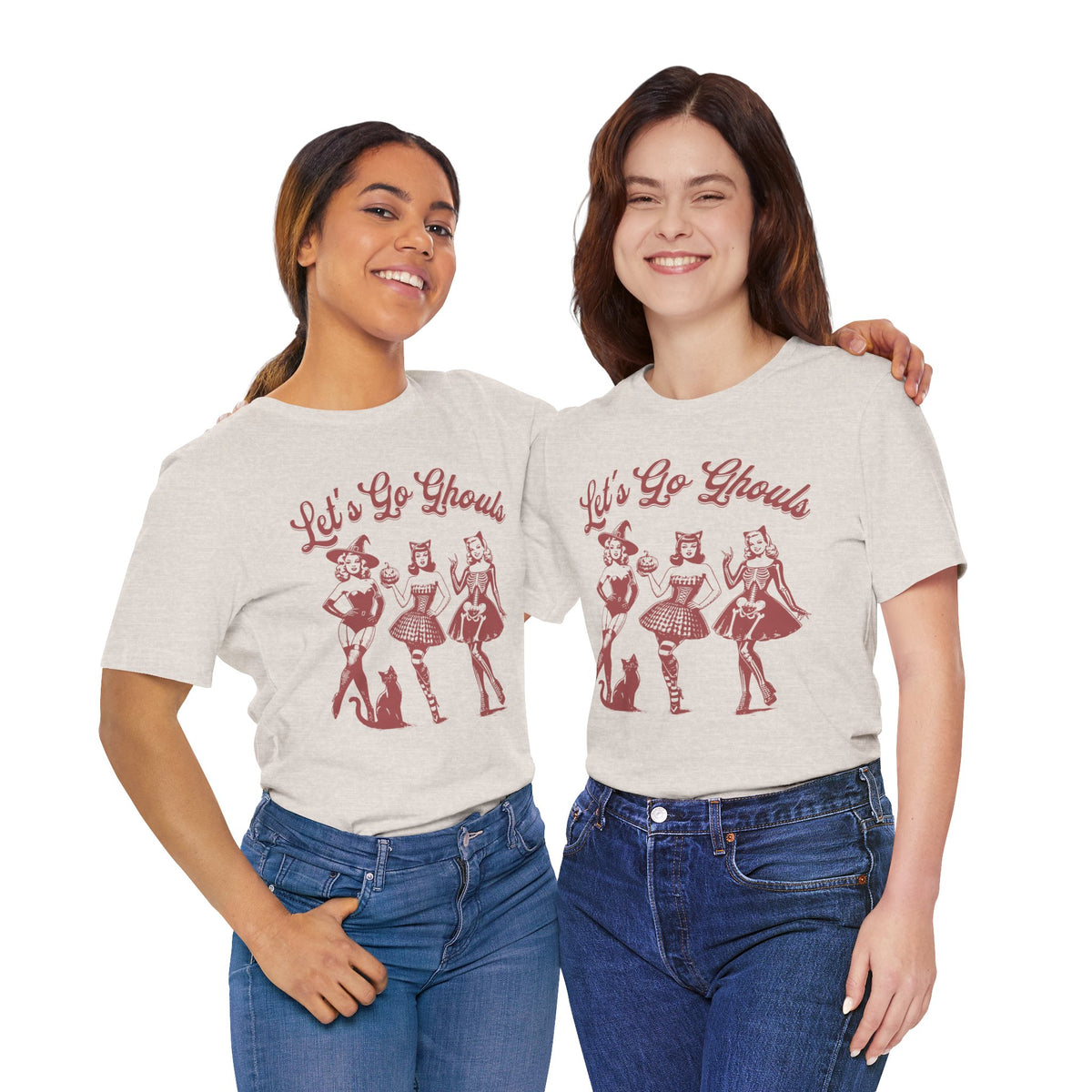 Let's Go Ghouls Bella Canvas Unisex Jersey T-Shirt - Multiple Colors